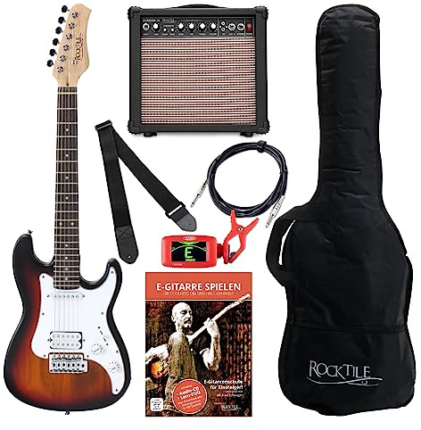 Rocktile Sphere Junior E-Gitarre 3/4 Sunburst Starter Set