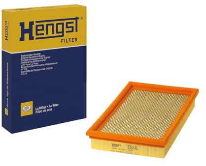 HENGST - Luftfilter E624L - Luft-Filtereinsatz für KFZ | Hochwertiger Motorluftfilter für Otto- oder Dieselmotor - Schutz für Motoren - Wasserbeständig