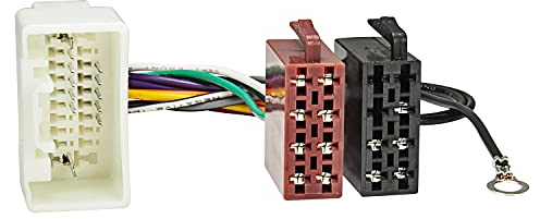 tomzz Audio 7037-003 Radio Adapter Kabel kompatibel mit Mitsubishi Pajero Outlander ASX ab 2007 auf 16pol ISO Norm