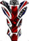 ADESIVI PARASERBATOIO TANKPAD RESINATO EFFETTO 3D - ADESIVI-STICKER 3D compatible ' 'Triumph U.K. bandiera Union Jack '' Tank Pad
