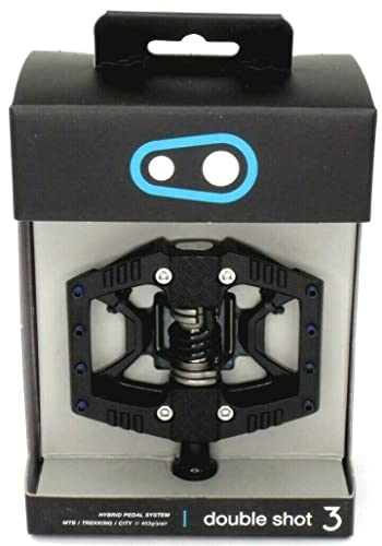 Crankbrothers Hybridpedale Double Shot 3 Schwarz