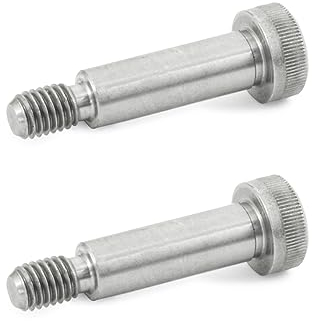 Ganter Normelemente | Passschrauben mit Bund - ISO 7379-8-M6-60-NI | Aufnahmedurchmesser 8mm | Edelstahl | 2 Stück