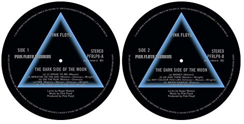 Pink Floyd 'Dark Side Of The Moon' Plattenspieler Slipmat Set (