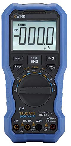 OWON OW18B Multimetro Digitale NCV Data Logger Termometro Kit Amperometro Voltmetro Bluetooth Con Termocoppia tipo K