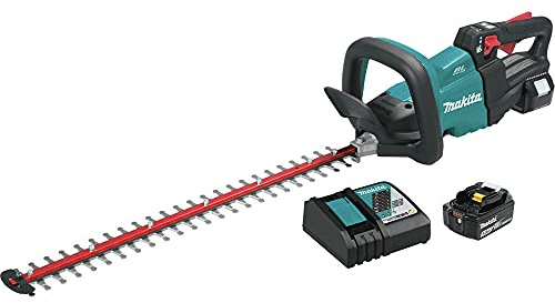 Makita XHU07T 18V LXT Lithium-Ion Brushless Cordless 24 Hedge Trimmer Kit (5.0Ah),Teal