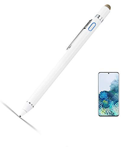 EVACH Rechargeable Digital Pencil with 1.5mm Ultra Fine Tip Stylus Pen for Samsung Galaxy S20, S20+, White