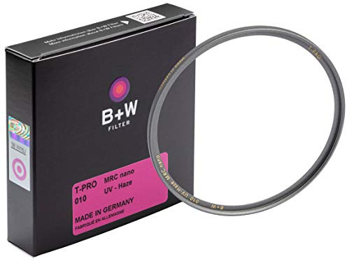 B&W 010 UV-Haze- und Schutz-Filter (60mm, T-Pro, Titan-Finish, MRC Nano, 16x vergütet, super Slim, Premium)