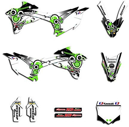 Adesivi grafici per Kawasaki KX85 KX100 KX 85 100 2014 2015 2016 2017 2018 2019 2020