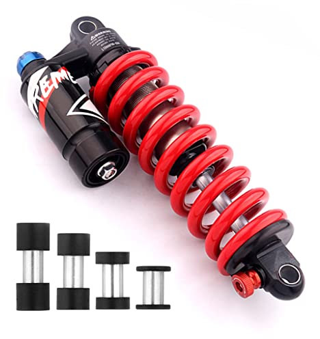 TOMYEUS MTB Downhill Dämpfer 190mm/200mm/210mm/220mm/240mm Luftdruck Einstellbare Dämpfung Mountainbike Aufhängung 550lbs (Farbe : 24mm*24mm, Size : 210mm*550LBS)
