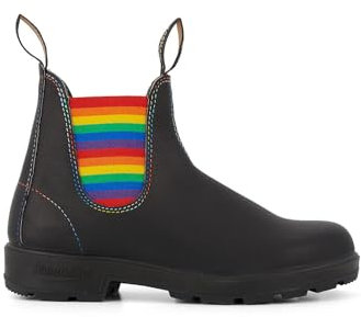 Blundstone 2105 Chelsea-Stiefel Aus Schwarzem Regenbogenleder 12