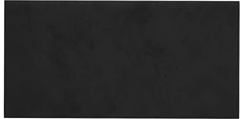 vidaXL 12x Panneaux Muraux Décoration Revêtement Mural Mur Décoratif Insonorisant Salon Chambre à Coucher Noir 30x15 cm Velours 0,54 m²