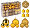 Weihnachtskugeln,105 Weihnachtskugeln Kunststoff Gold,Christbaumkugeln für Weihnachtsbaumschmuck&Christbaumschmuck,Weihnachtsbaum Deko&Weihnachtsdeko