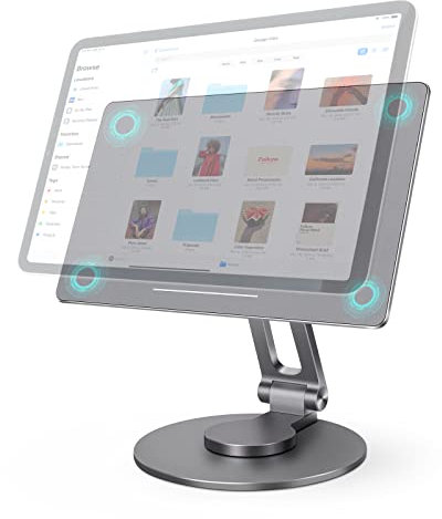 POQCCT Soporte magnético para iPad Pro 12.9 ¡± espacio gris