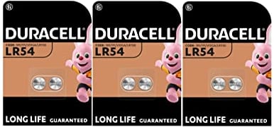 6X Duracell LR54 LR1130 V10GA 189 191 (3 Blister Da 2 batterie) 6 Pile