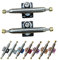 LEEFAI Pro Fingerboard Trucks (Achsen) 32mm G3 Inverted Style- Pro Mini Finger Skateboard Truck with Single Axles and Pivot Cups-Baseplate Color (schwarz, 32 mm)