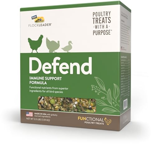FlockLeader Defend, Functional Poultry Treats for Immune Support, 3.5 lb