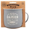 Mug Nomade - Mug à thé et café personnalisé Damien - Cadeau pour Homme, Gris Pastel.
