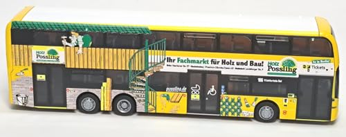 Rietze Alexander Dennis Enviro 500 BVG - Holz Possling Linie: 186 Ziel: S-Lichterfelde Süd 1:87