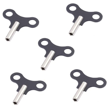 Veemoon 5st Hotfix-tool Werkzeuge Uhrenschlüssel Metall Elektrisches Fahrrad Schlüsselanhänger Mit Viertelhalter Seidenschlüssel Standuhr Reparatur Wanduhr Uhr-tool Wecker Reparierwerkzeug