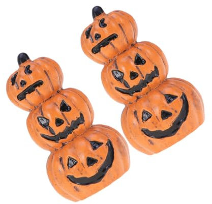 OFFSCH 2St Halloween-Accessoire Esstischdekoration Halloween-Figur japanische Dekoration für zu Hause Herbstdeko Statue Wohnkultur Partydekoration Partyzubehör Mini schmücken Partybedarf