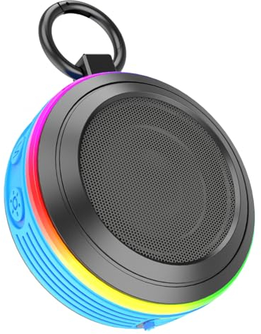 Docooler Wasserdichter Badezimmer-BT-Lautsprecher der Klasse IPX7, FM-Radio, Outdoor-Sportlautsprecher