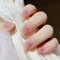 Ceboic Halbgehärtete UV Gel Strips 20 Stück Selbstklebende Nagelfolien UV Härtend Nagellackstreifen Französische Rot Punkt Design Gel-Nagelaufkleber für Damen Mädchen Nagelkunst Dekoration