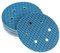 150mm Blue Sandpaper Sander Discs 120 Grit, 6Inch 6 Holes Diamond Shaped Hook and Loop Sanding Pads for Random Orbital Sander Polishing
