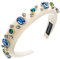 scicent Haarreifen Damen Elastisches Kristall Haarreif Glitzer Strass Haarbänder Breit Haarband Retro Stirnbänder für Frauen Mädchen Geburtstagsgeschenk Hochzeit Braut Haarschmuck - 27615
