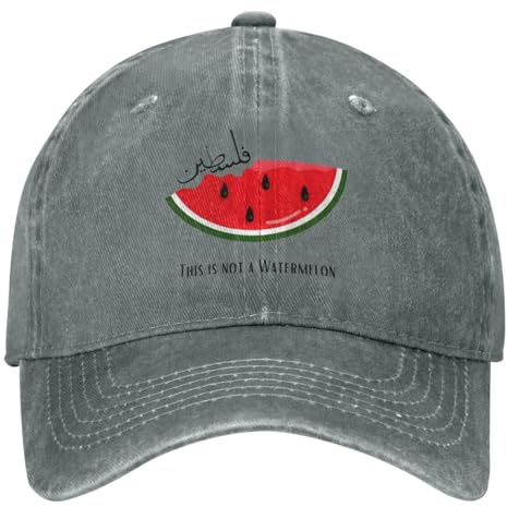 Baseball-Cap Mit Patriotischem Palästina-Aufdruck. Washed Denim Cap – Klassische Verstellbare Love Peace Baseball Cap, Unisex Hip Hop Mützen Outdoor Sport Caps Geschenk