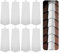 Aluminium-Verkleidungsecken, 8 Stück, 20,3 cm, Außenverkleidung, Eckverkleidung, Hausverkleidung, Außenverkleidung, Paneele mit Schrauben für Haus-Außenecken-Ästhetikprogramm, Weiß