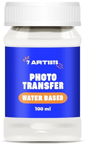 7 Artists Photo Transfer Potch 100 ml Gel Medium Photo Transfer | Colla Trasferimento Foto | Gel per Trasferire Immagini su Stoffa