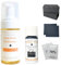 Mycolourcare Kit Tinte Negro para Volante de Piel Cuero o ecopiel de fácil aplicación con Limpiador