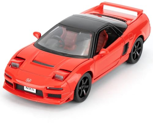 imtfzct 1/32 First Generation NXS Modellauto, Spielzeugauto aus Aluminiumdruckguss, Spielzeugmodellauto zum Sammeln, Geschenk für Kinder, Spielzeugauto mit Sound, Licht und Pull Back Funktion（rot）