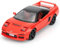 1/32 Honda First Generation NXS Modellauto, Spielzeugauto aus Aluminiumdruckguss, Spielzeugmodellauto zum Sammeln, Geschenk für Kinder, Spielzeugauto mit Sound, Licht und Pull Back Funktion（rot）