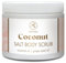 Körperpeeling Kokos 500 g - Salz Peeling für Körper - Körperpeeling mit Kokosnussöl & Traubenkernöl - Aromatisches Körperpeeling - Kokosnussduft - Körperpflege - Coconut Body Scrub