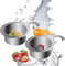 2 Pcs Stainless Steel Swan Sink Strainer, Corner Sink Strainer and Drain Basket Filter for Kitchen