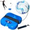 MOVEMATE® Fußball-Training Set inkl. Fußball mit Schnur | Beliebtes Fußball Geschenk für Jungen | Innovatives Trainingsgerät für Draußen, im Garten, auf dem Fußballplatz (Für Erwachsene (420g Ball)