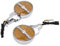 Moto Faro Delantero Intermitentes LED Delanteros para Motocicleta, para Touring, Electra Glide Road King 2001-2017, Softail Classic FLSTC 1999-2017 Faros Delanteros Motocicleta(Orange Lens)