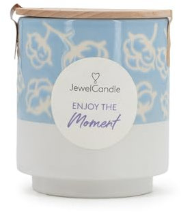 Candle Brothers Duftkerze mit Schmuck | Cozy Cotton (380g) | JuwelKerze | Geschenke für Frauen | Duftkerze Frisch | Kerze im Glas mit Halskette