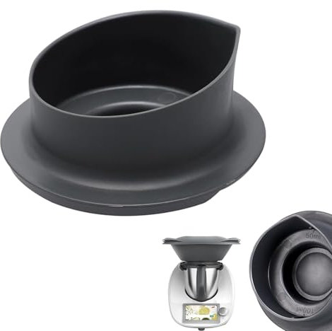 Gobelet doseur pour Thermomix TM5 et TM6 Vorwerk - Accessoire pour Thermomix - Résistant à la chaleur et au froid - Couvercle avec marquage de 100 ml et 50 ml
