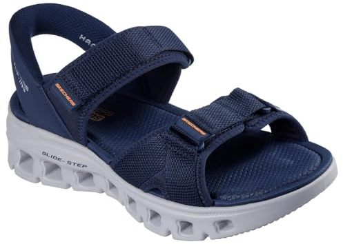 Skechers Herren Glide-Step Pro Sandal Salvoe, Navy Textile/Pu, 41 EU