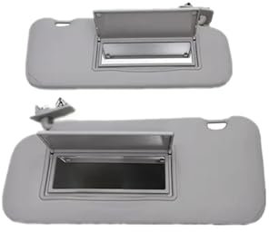 Parasol para Coche Espejos Interiores Parasol para Peugeot 308 408 98158119ZQ, 98158116ZQ.(GreyRight)