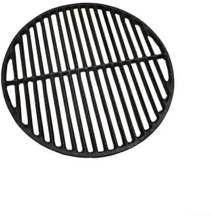 Griglia rotonda in ghisa adatta per diverse griglie a gas e carbone, fornendo ampio spazio per grigliare più alimenti (rete a griglia da 30 cm)