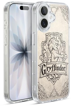 Head Case Designs Offizielle Harry Potter Gryffindor Pergament Sorcerer's Stone I Gelhülle [Militärischer Schutzgrad] Kompatibel Mit Apple iPhone 17 Und Kompatibel Mit MagSafe