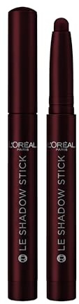 L'Oréal Paris Eyeshadow Stick Le Shadow Stick 125 Starry Bordeaux | Creamy, Blendable, Delivers Rich, Intense Colour In Just 1 Swipe, Le Shadow Stick Les Smokeys