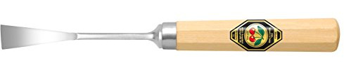 KIRSCHEN Werkzeuge 3125004 | Bildhauerbeitel mit Weißbuchenheft Stich 4, gekröpft - 4mm