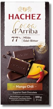 Hachez Cocoa Tafel - Cocoa d'Arriba Tafel Mango (1x 100 g)