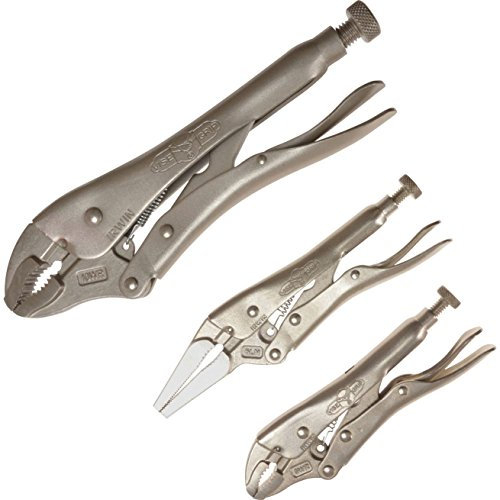 Precise Engineered Visegrip Irwin 3 Piece Locking Plier Set [Multi Set] - w/3yr Rescu3® Warranty