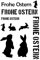 Schablone  Frohe Ostern  Schablone- Schriftschablone mit Hasen - dauerverwendbar! - siehe Musterfotos