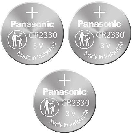 Panasonic Lot de 3 Piles CR2330 au Lithium 3 V